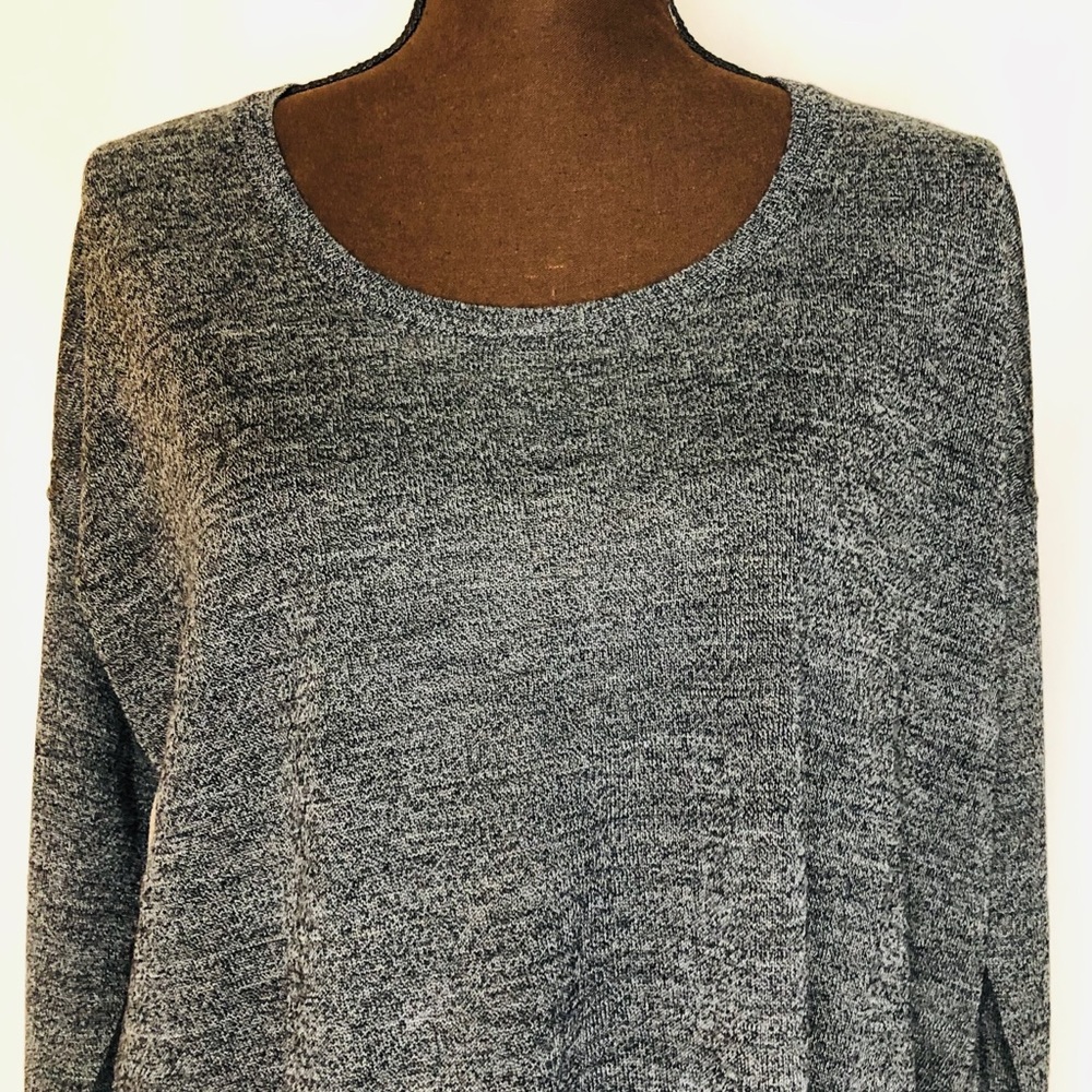 MADEWELL Southstar Wool Sweater Heather Ebony - Picture 4 of 8